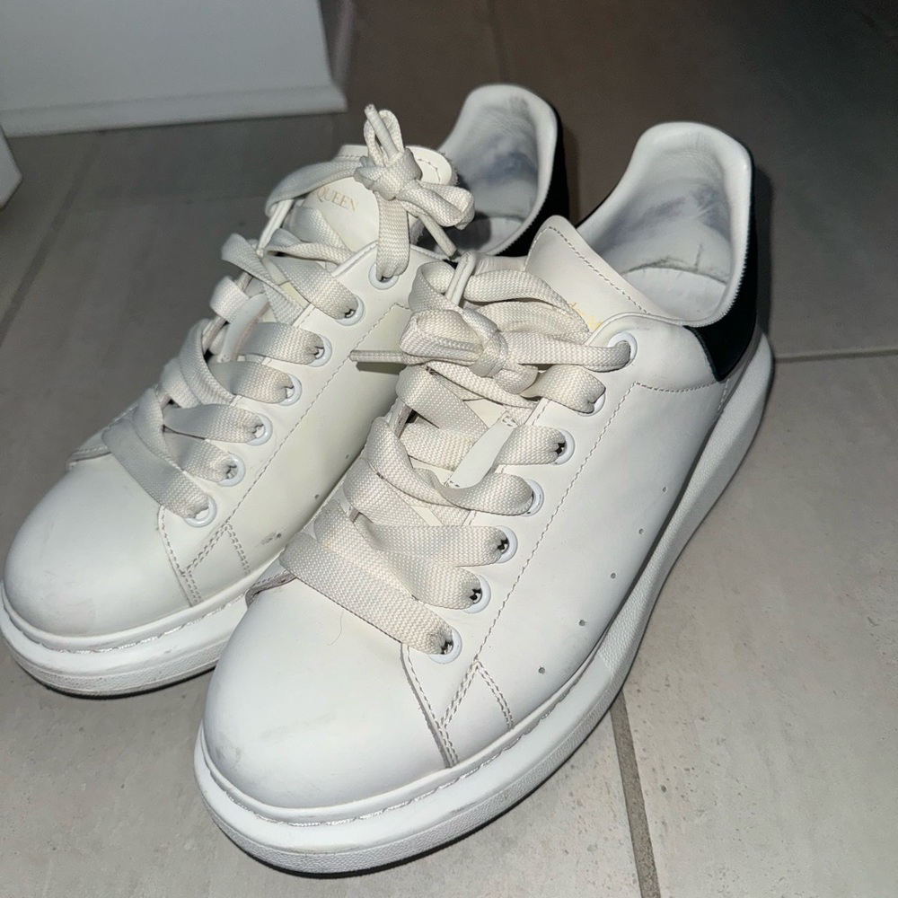 Men’s white Alexander McQueen sneakers